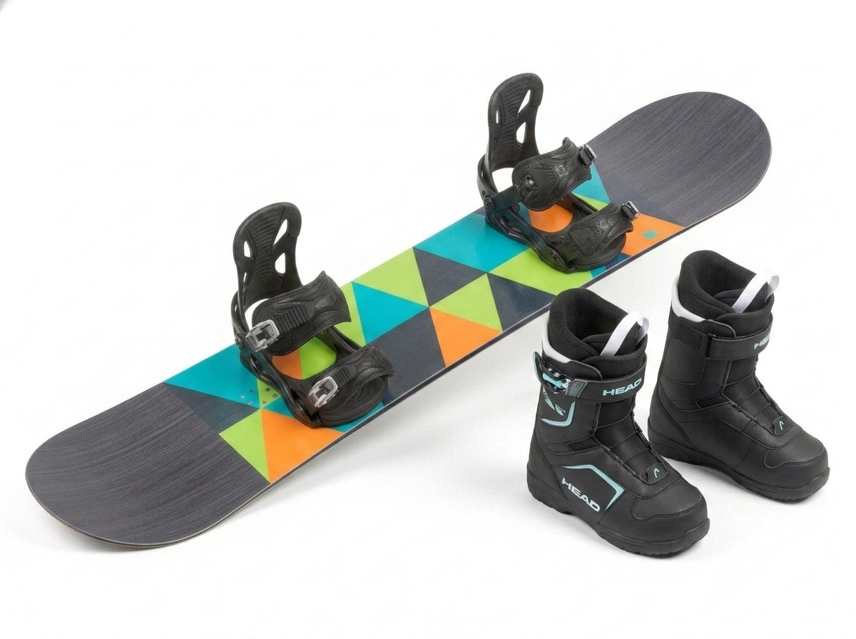 Kids Snowboard and Boots Kids Snowboard and Boots