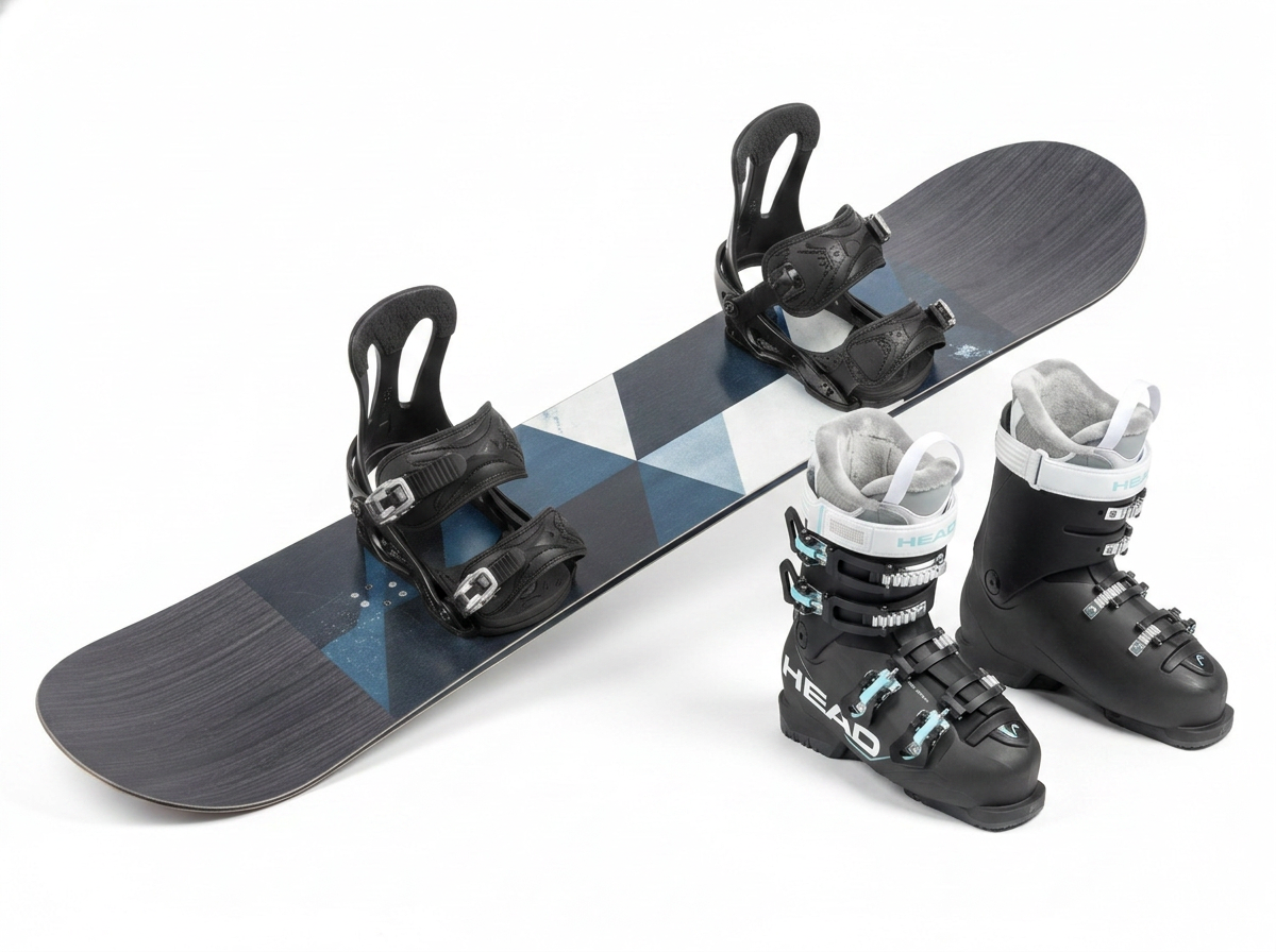 Snowboard and Boots Snowboard and Boots